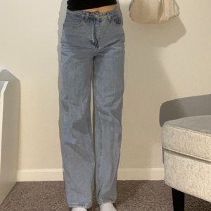 high waisted jeans